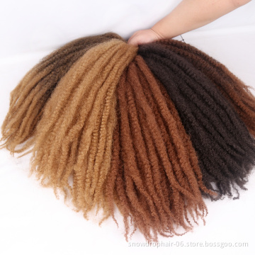 RTS  Straight Synthetic Soft Two Tone Wholesale Colors Cuban Twist Crochet Marley Price Afro Kinky Bulk Braids